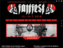Tablet Screenshot of fajtfest.com